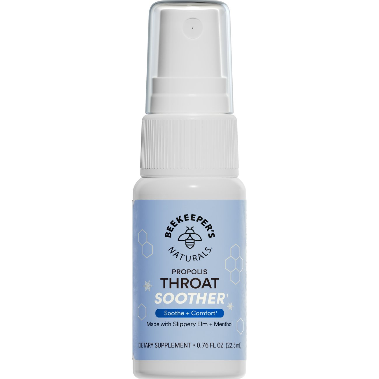 BeeKeeper's Naturals Propolis Maximum Strength Throat Soother Spray with Slippery Elm & Menthol