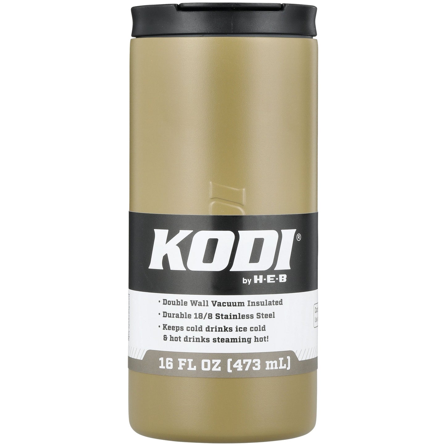 KODI by H-E-B Stainless Steel Spill Proof Travel Mug - Olive