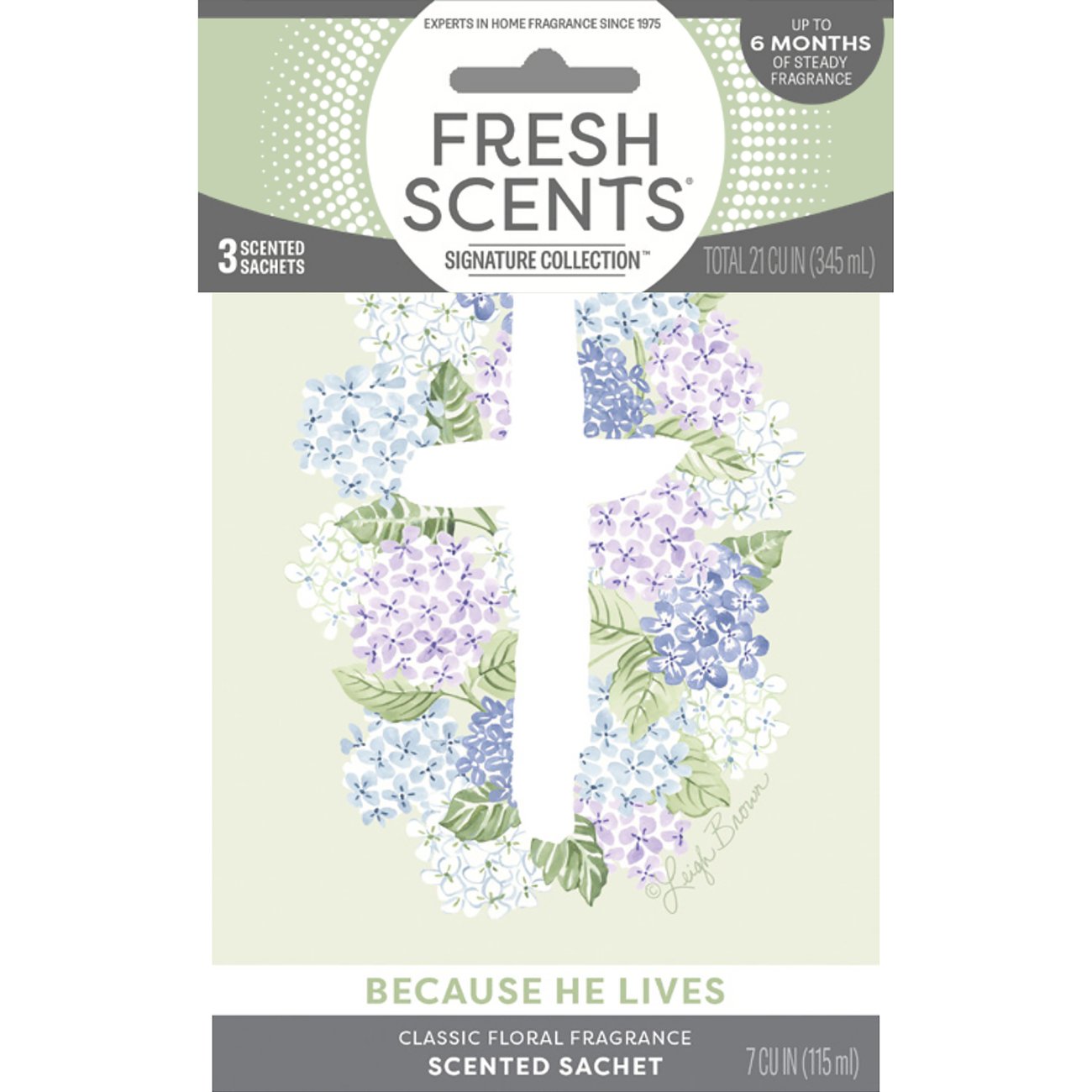 Fresh Scents Because He Lives Scented Sachets