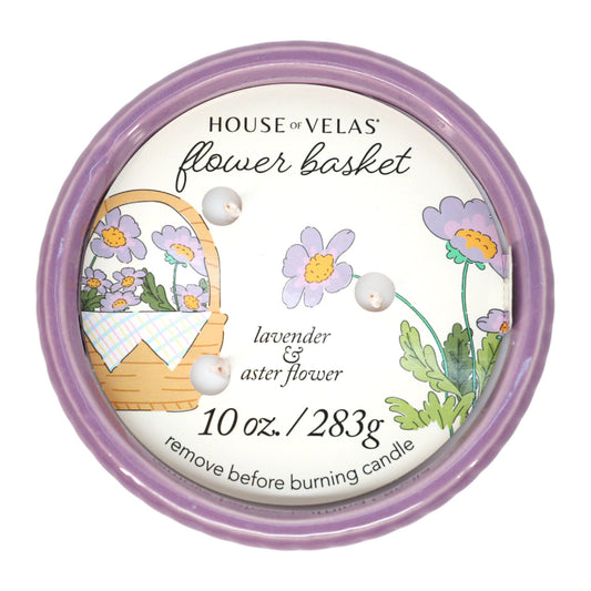 House of Velas Flower Basket Scented Easter Candle