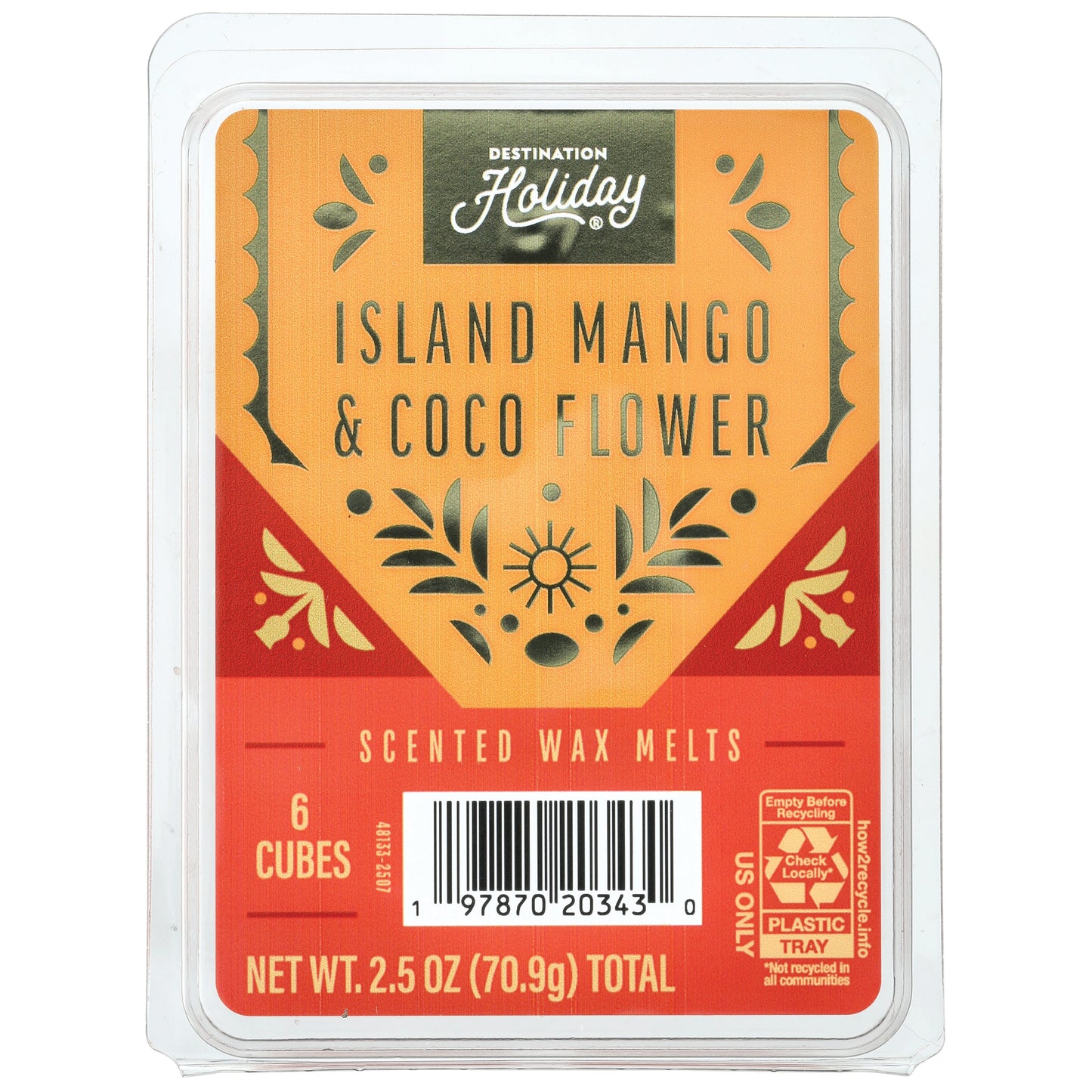 Destination Holiday Island Mango & Coco Flower Scented Wax Melts