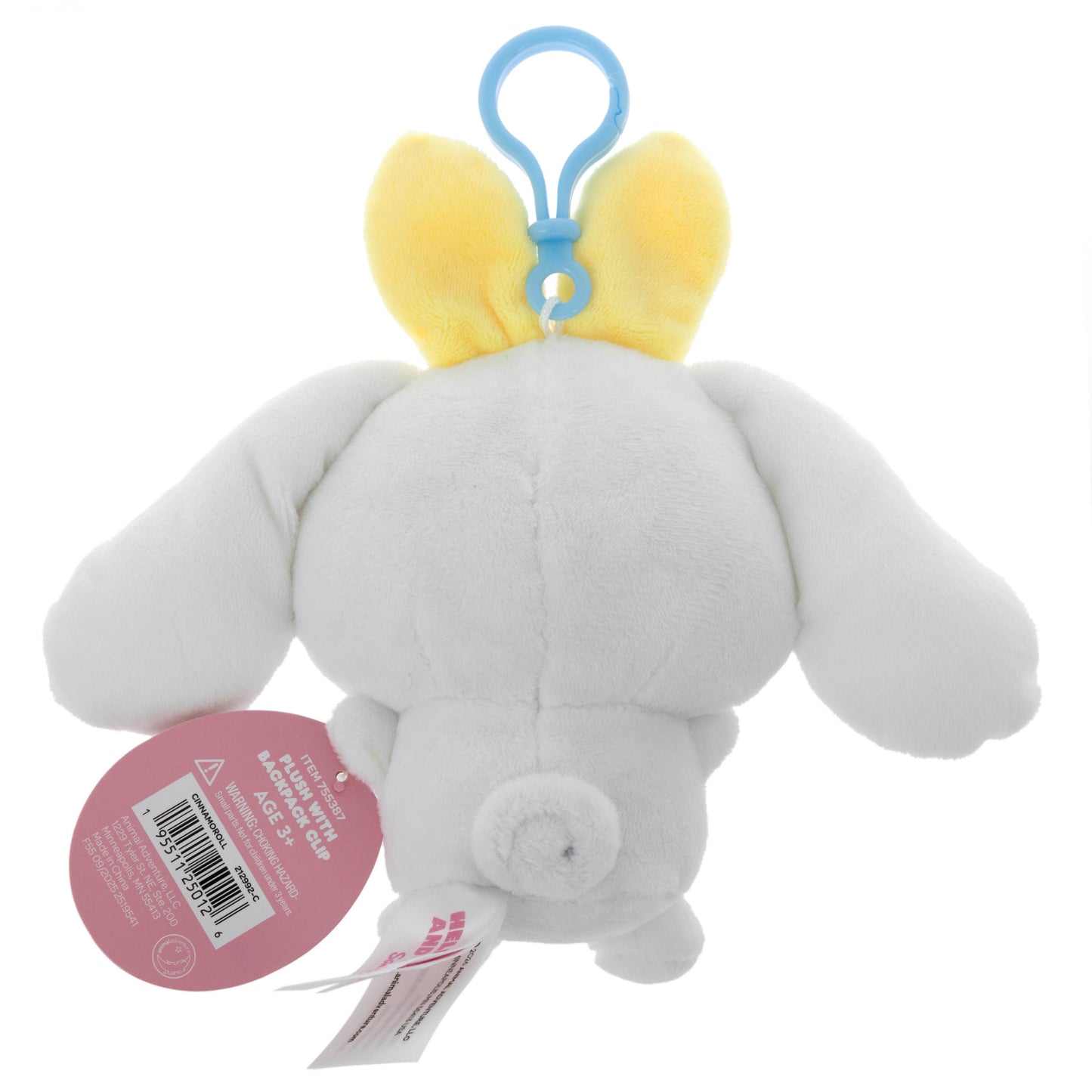 Animal Adventure Hello Kitty & Friends Cinnamoroll Easter Plush Backpack Clip