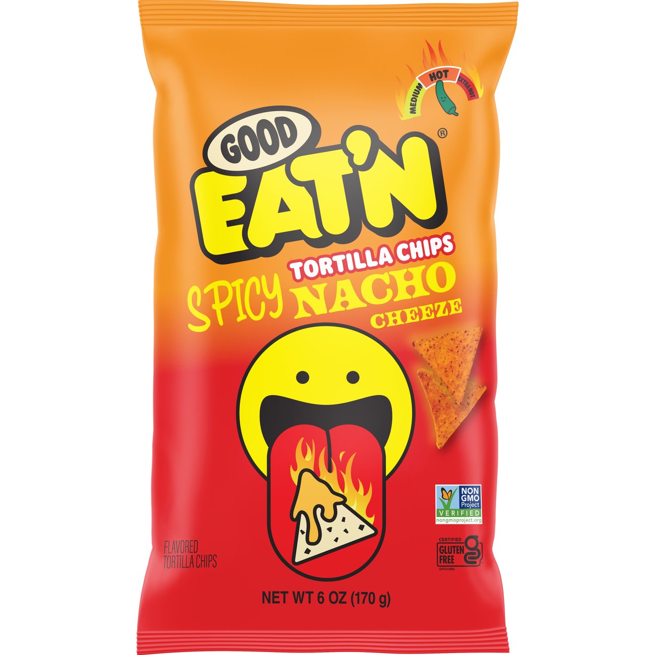 Good Eat'n Spicy Nacho Gluten Free Vegan Chips