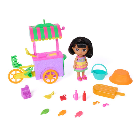 Dora The Explorer Pop 'N Go Treat Cart Playset