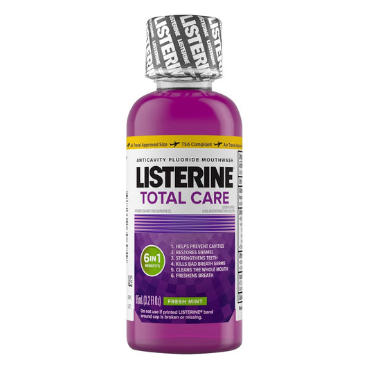 Listerine Travel Size Total Care Mouthwash - Fresh Mint