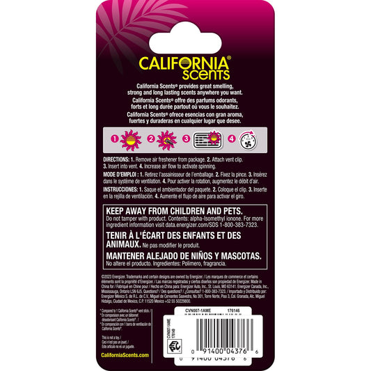 California Scents Coronado Cherry Sun Spinner Air Freshener