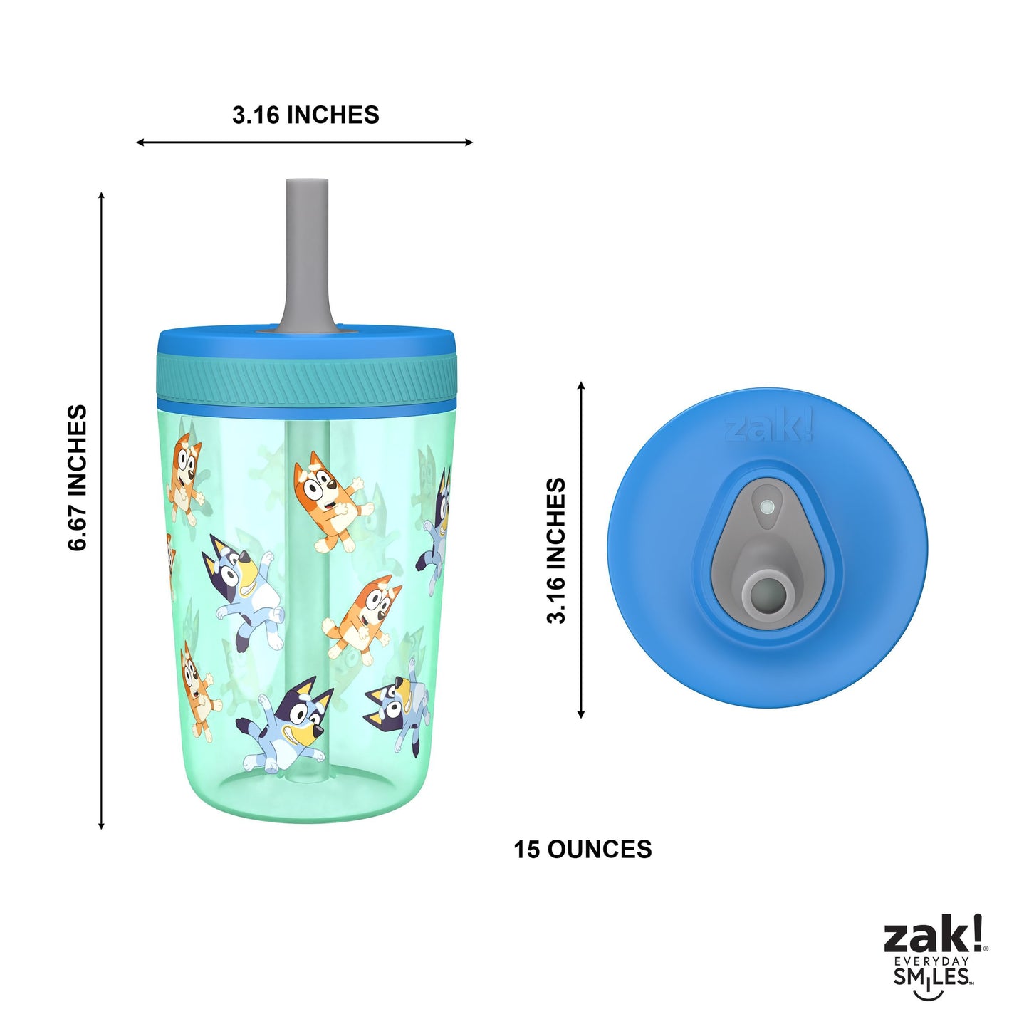 Zak! Designs Bluey Kelso Tumbler
