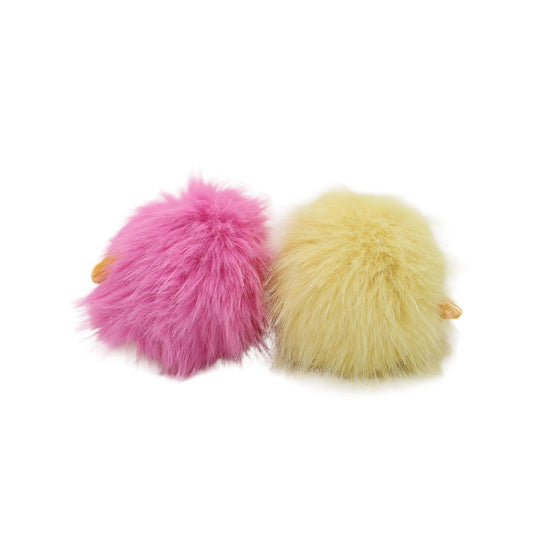 Destination Holiday Pink & Yellow Fluffy Easter Chicks