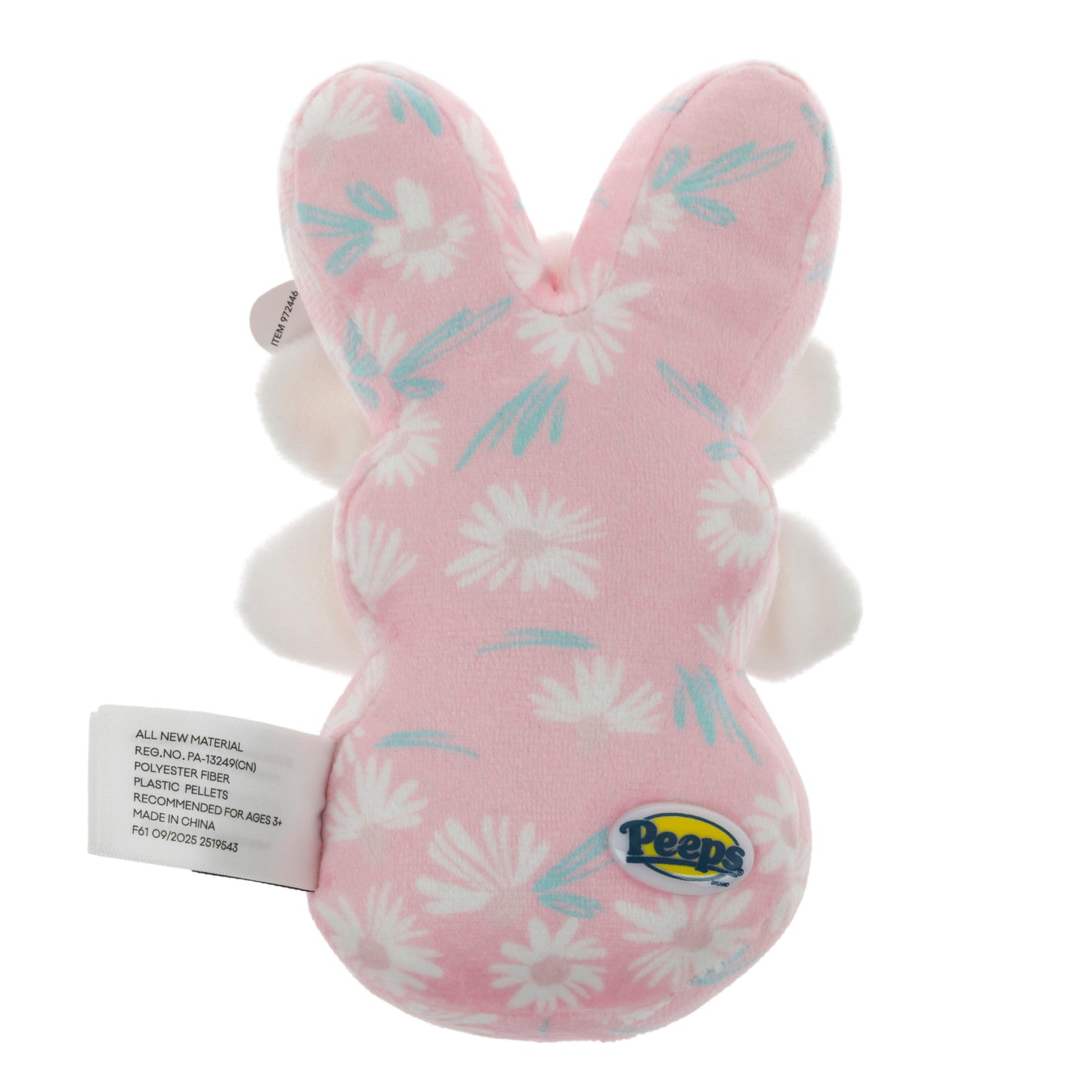 Peeps Pink Flower Easter Bunny Plush