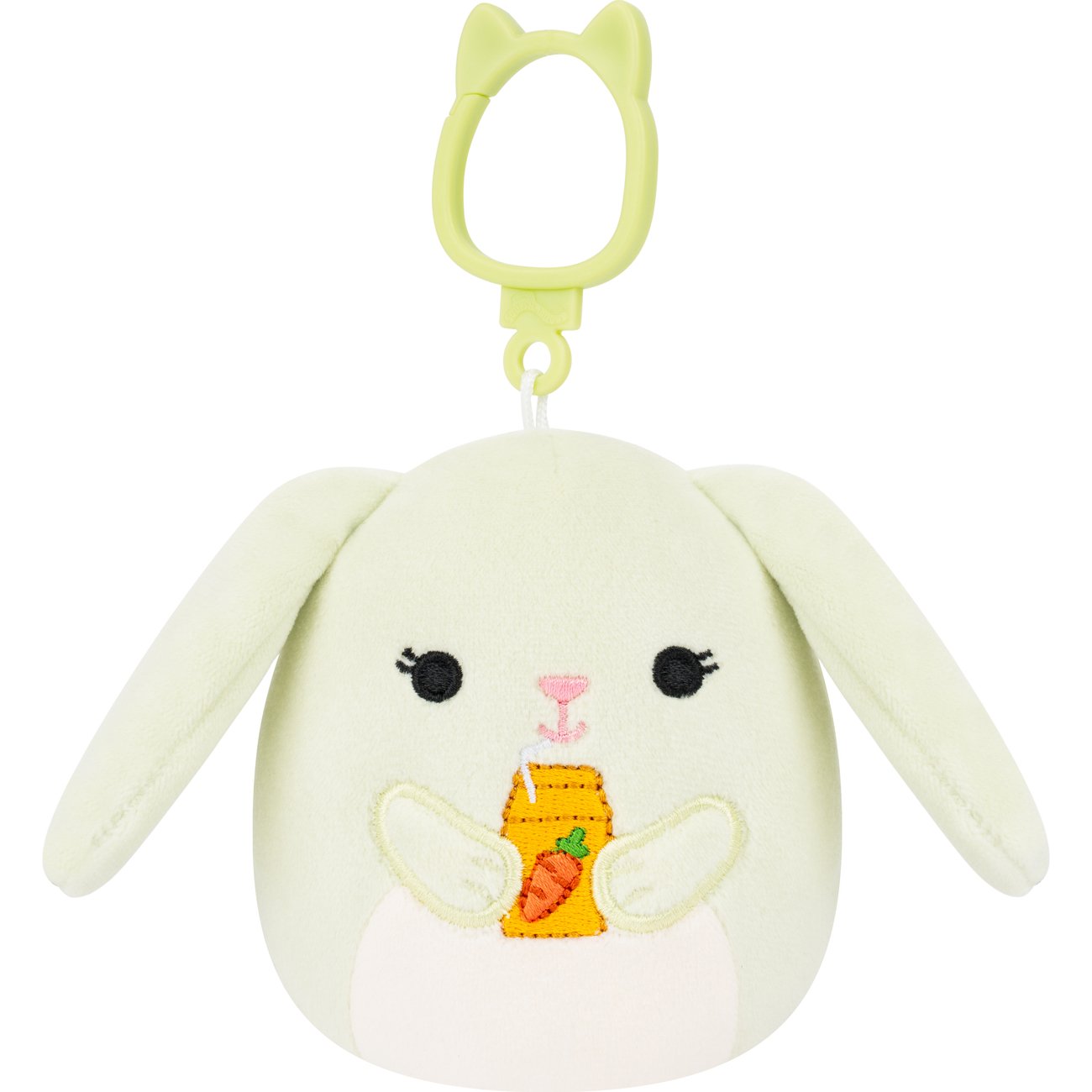 Squishmallows Bunny Easter Plush Backpack Clip