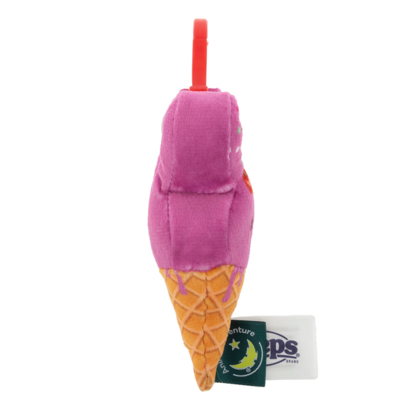 Peeps Strawberry Ice Cream Easter Bunny Plush Clip