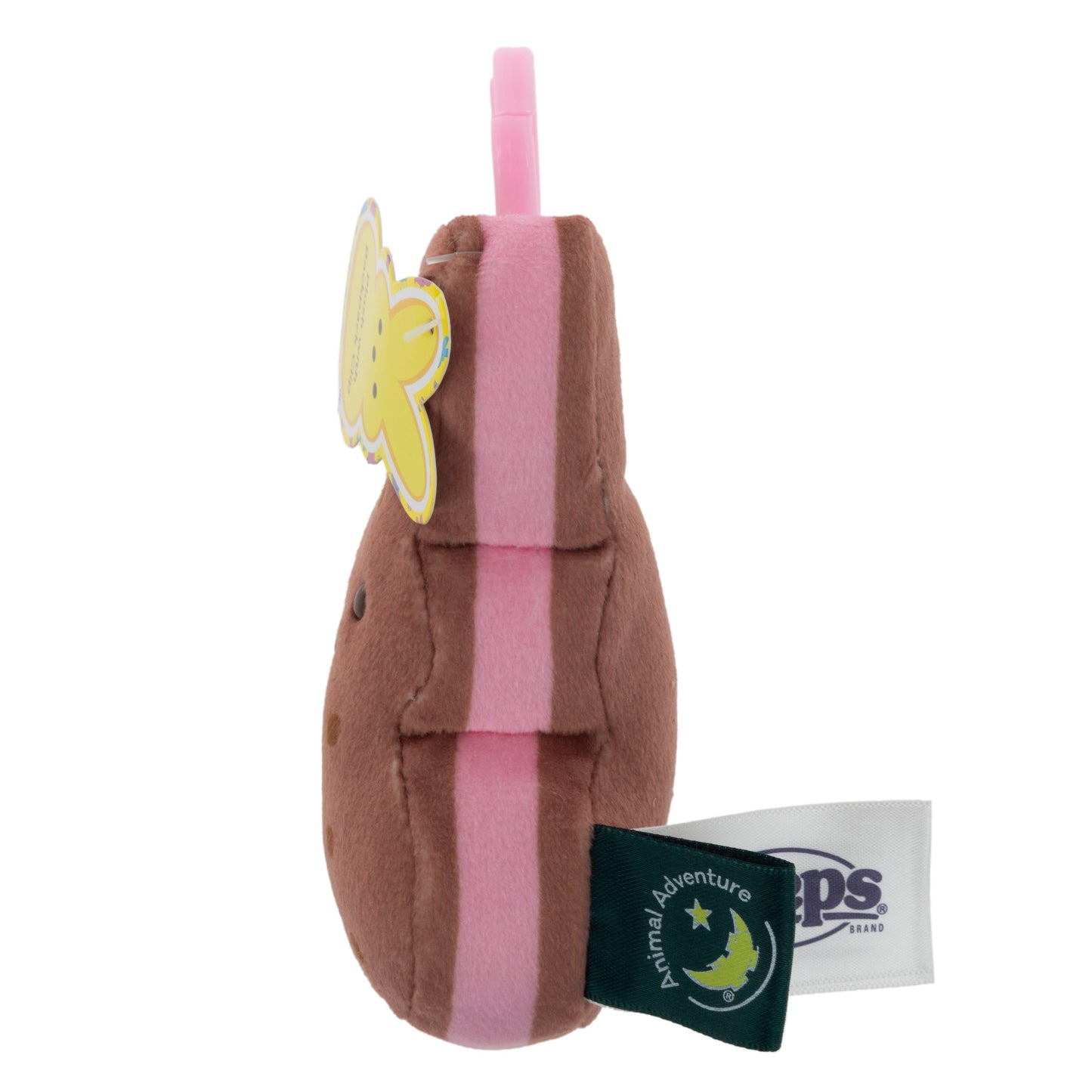 Peeps Strawberry Ice Cream Sandwich Easter Bunny Plush Clip