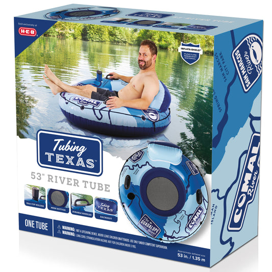 H-E-B Tubing Texas Inflatable River Tube - Blue
