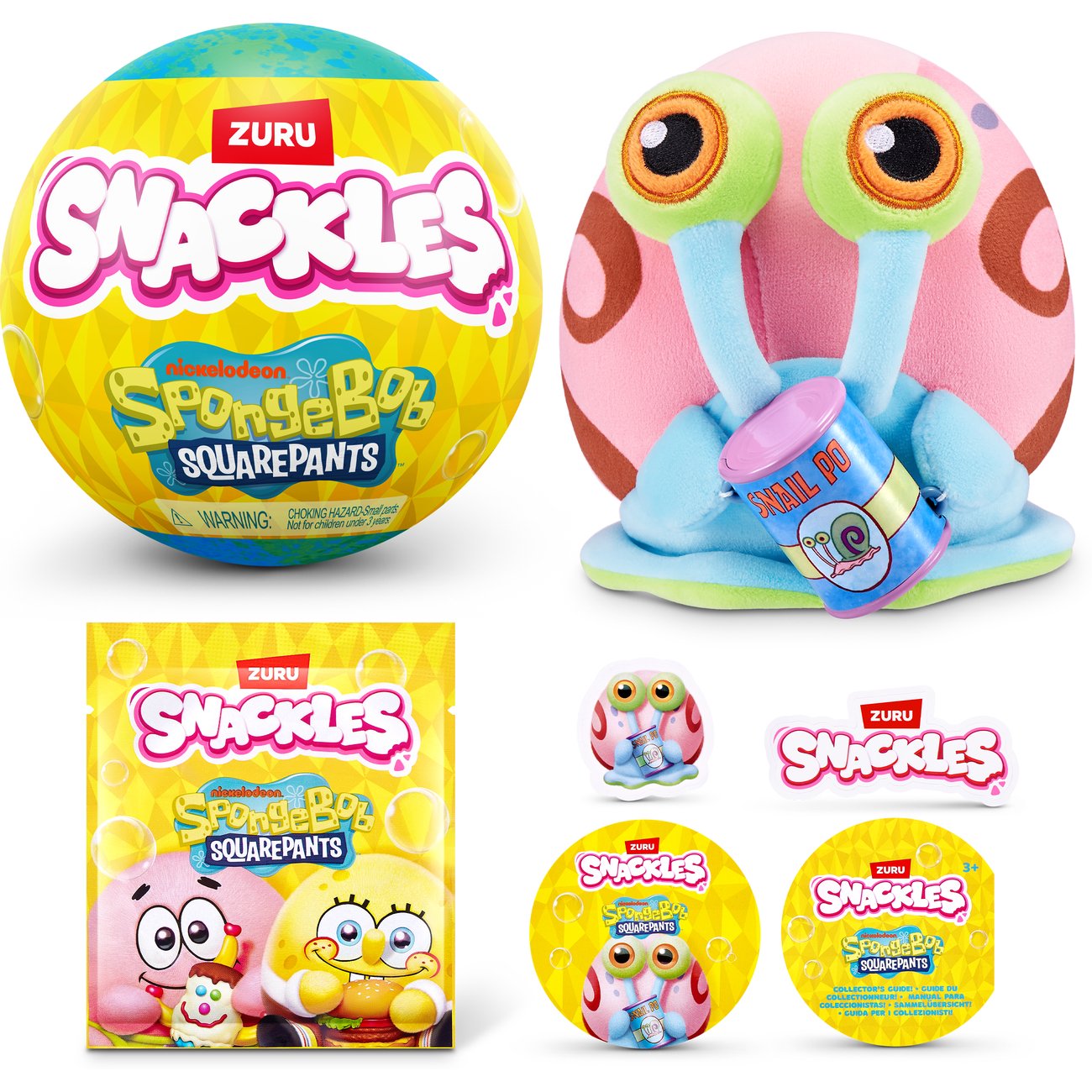 Zuru Snackles SpongeBob SquarePants Surprise Plush Caspule - Series 1