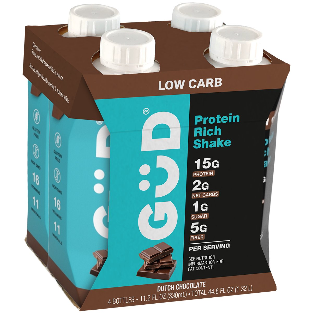 Gud Protein Low Carb Chocolate Protein Shake