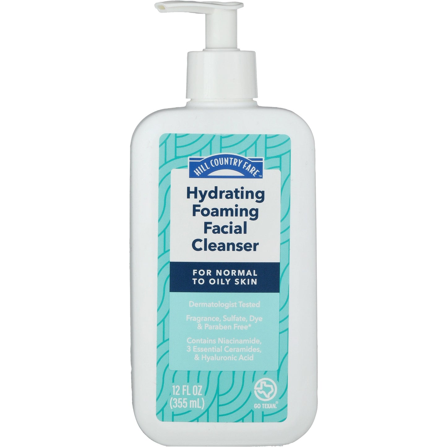 Hill Country Fare Hydrating Foaming Facial Cleanser - Normal to Oily Skin, Fragrance Free