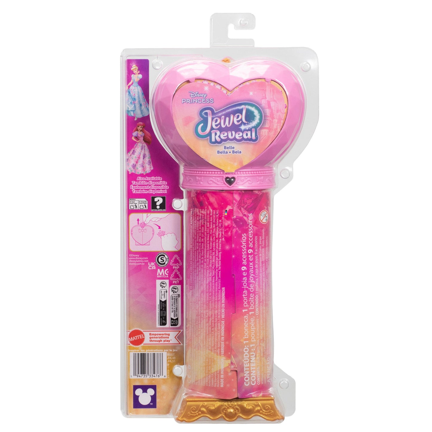 Disney Princess Jewel Reveal Belle Doll
