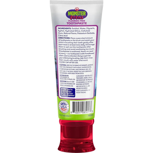 Guru Nanda Kid's Fluoride Free Toothpaste - Mixed Berry