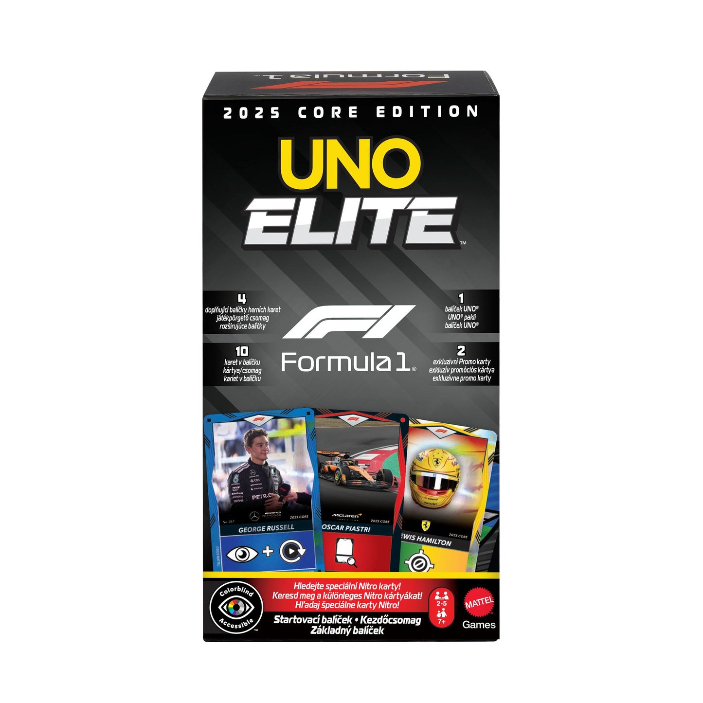 UNO Elite Formula 1 2025 Core Edition Starter Pack