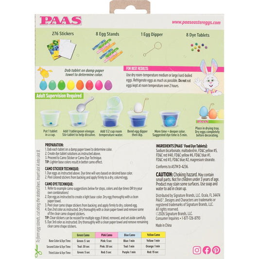 PAAS Camo Easter Egg Decorating Kit