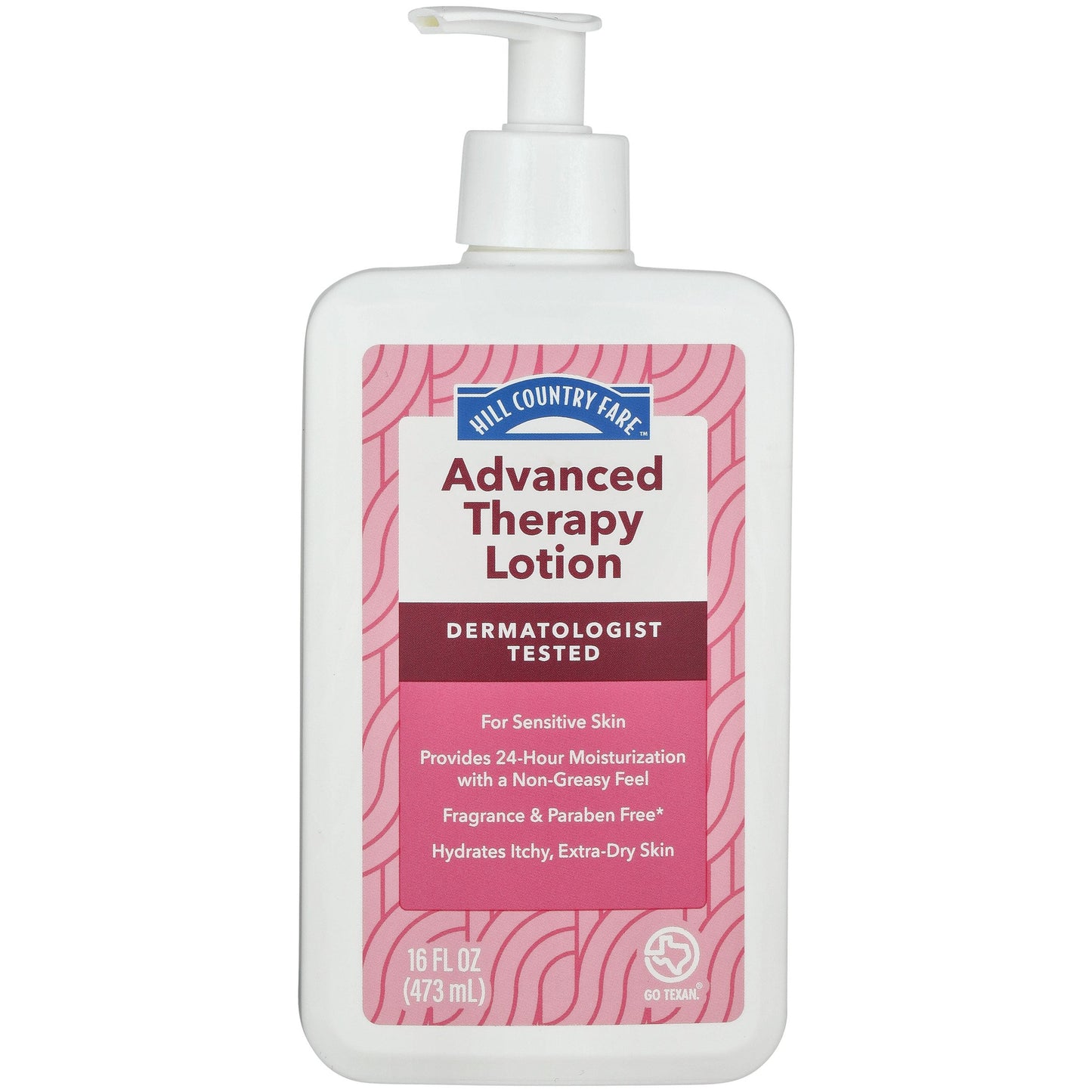 Hill Country Fare Advanced Therapy Lotion - Extra Dry Sensitive Skin, Fragrance Free
