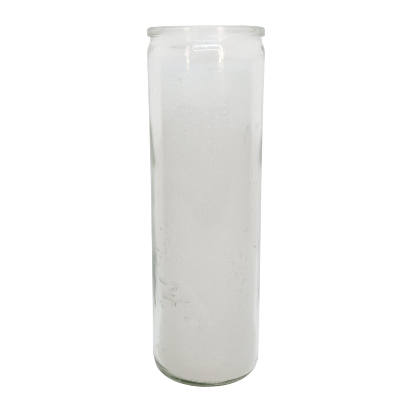 MagicLight Glass Religious Candle - White Wax