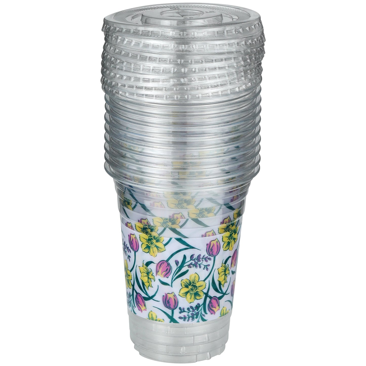 Destination Holiday Easter Floral Cups,16 oz