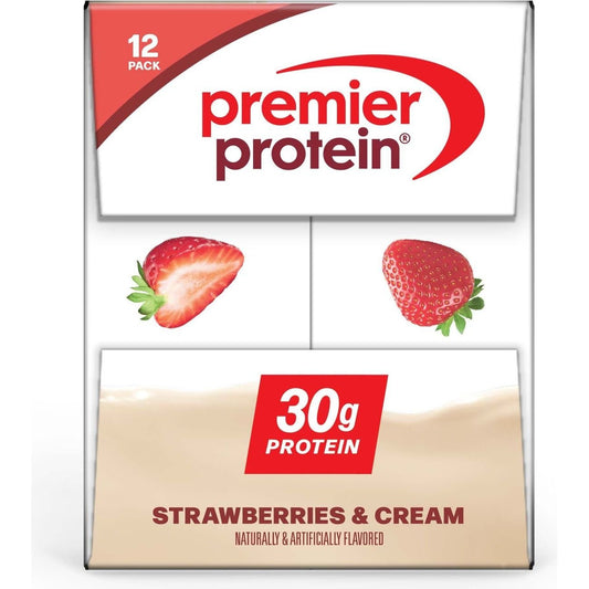 Premier Protein 30g Protein Shakes - Strawberries & Cream