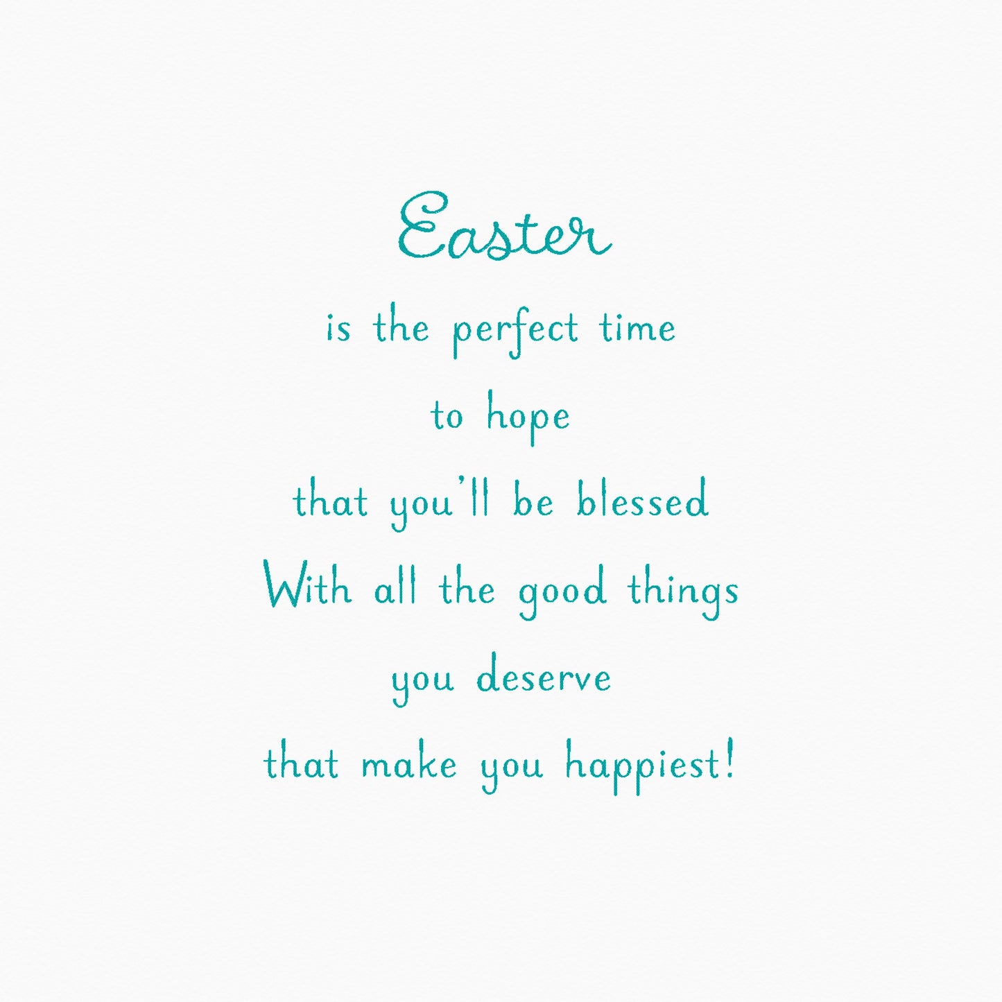 American Greetings Easter Card - Cute Bunny & Colorful Eggs