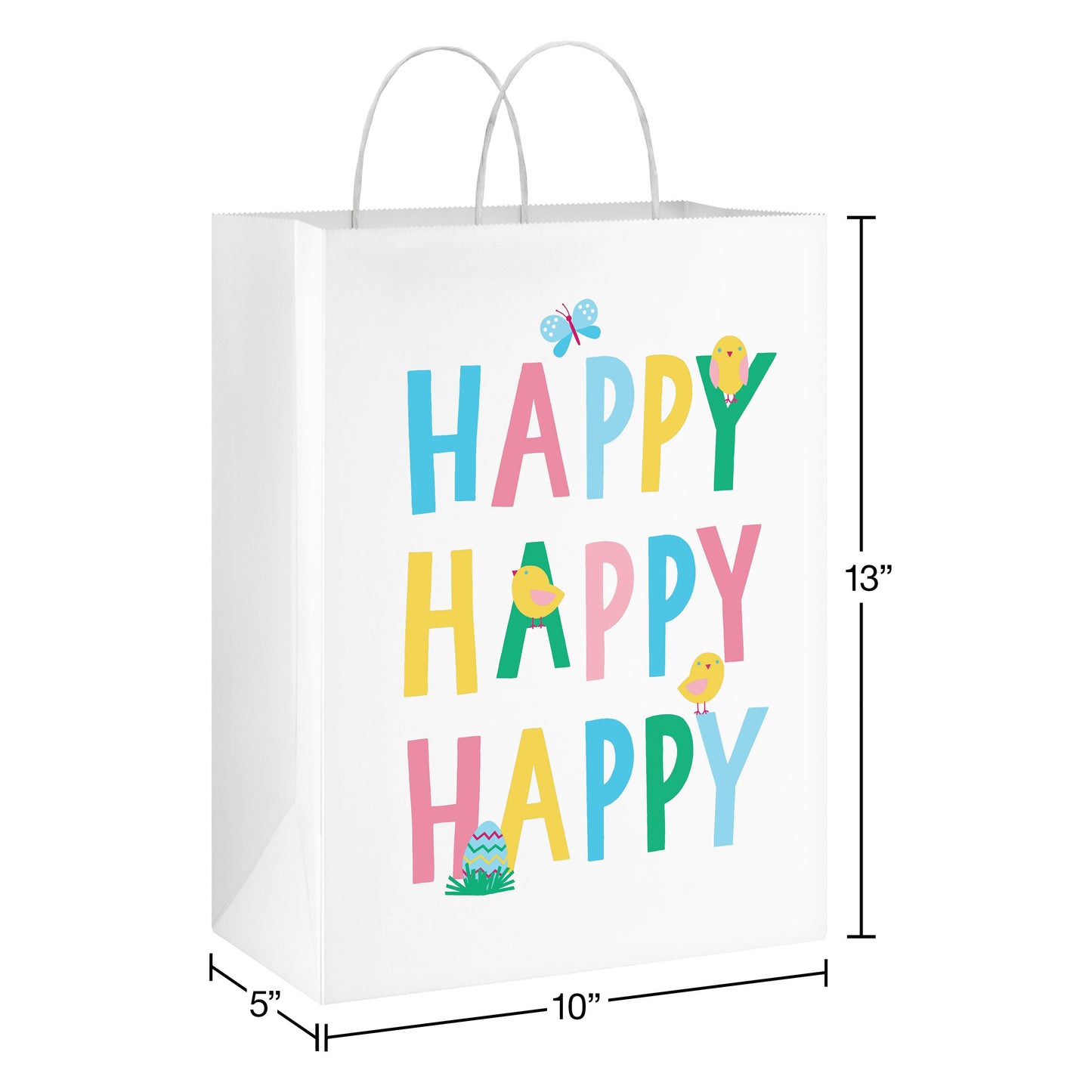 American Greetings Happy Vibes Large Easter Gift Bag