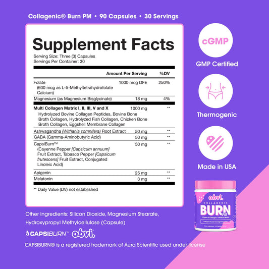 Obvi Collagenic Burn PM