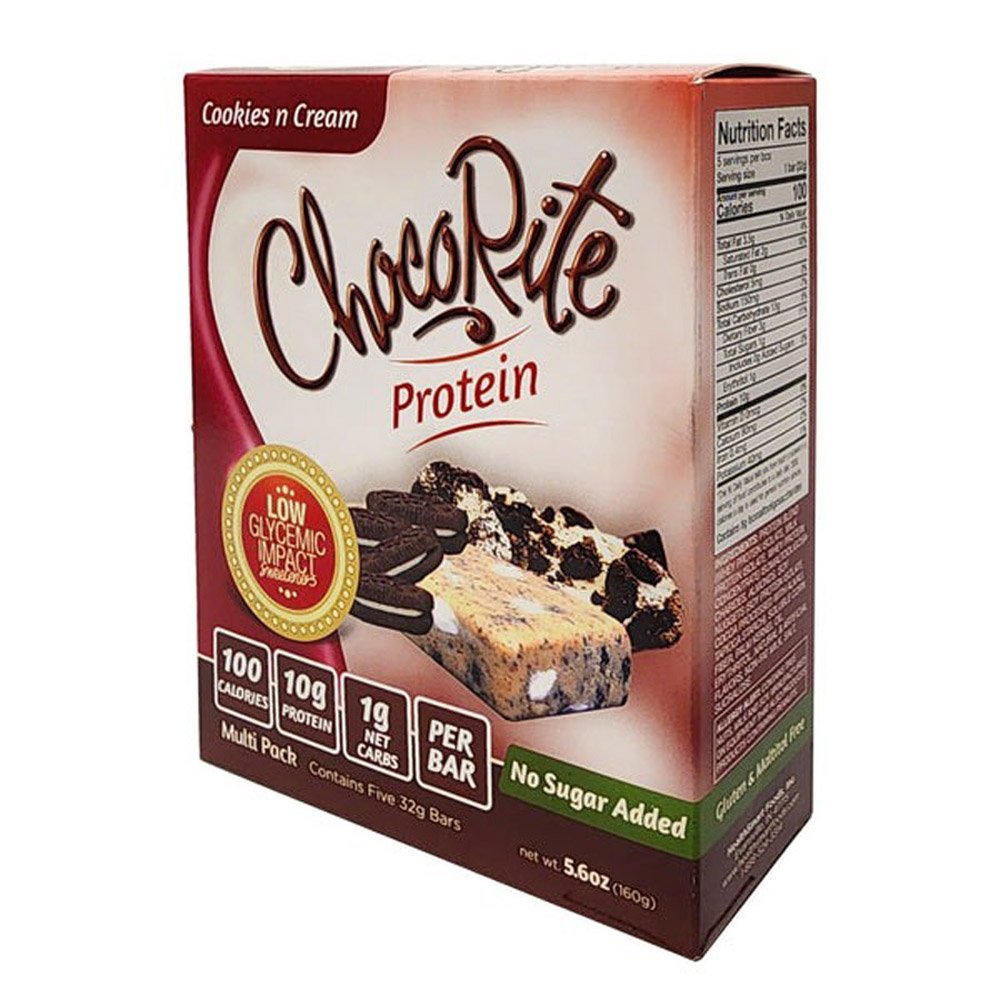 ChocoRite Cookie & Cream Protein Bars - 10g Protein