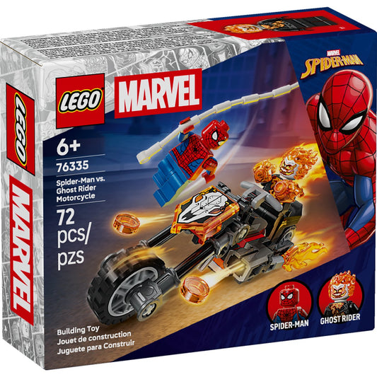 LEGO Super Heroes Spider-Man vs. Ghost Rider Motorcycle Building Set