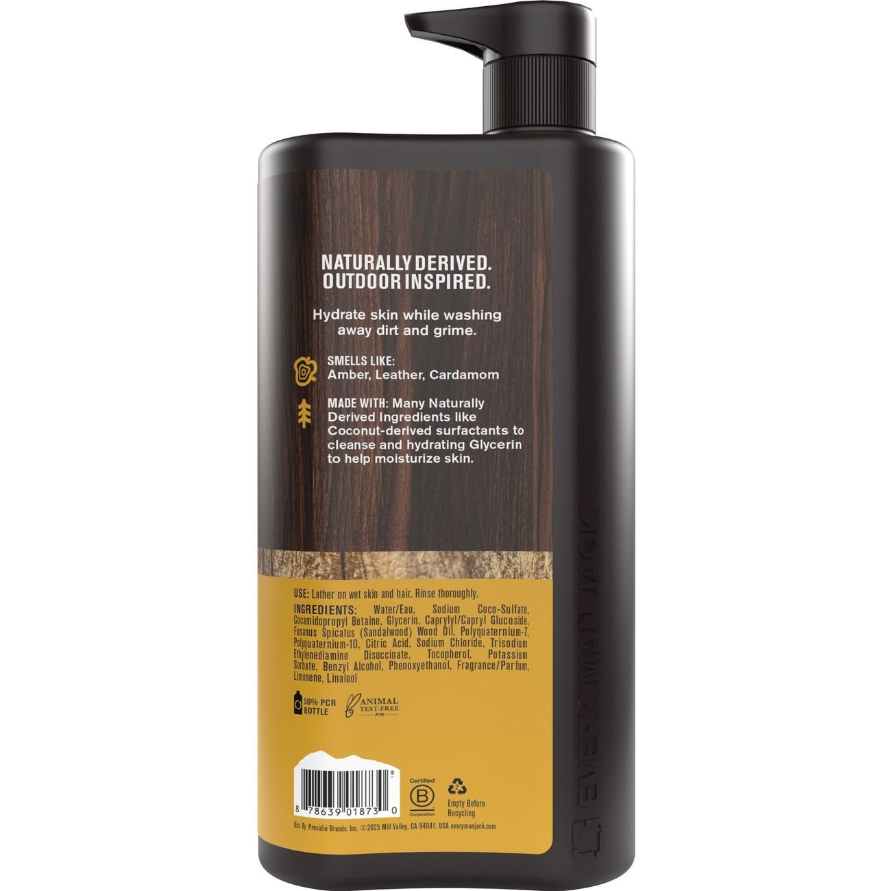 Every Man Jack Men's Hydrating Body Wash - Sandalwood