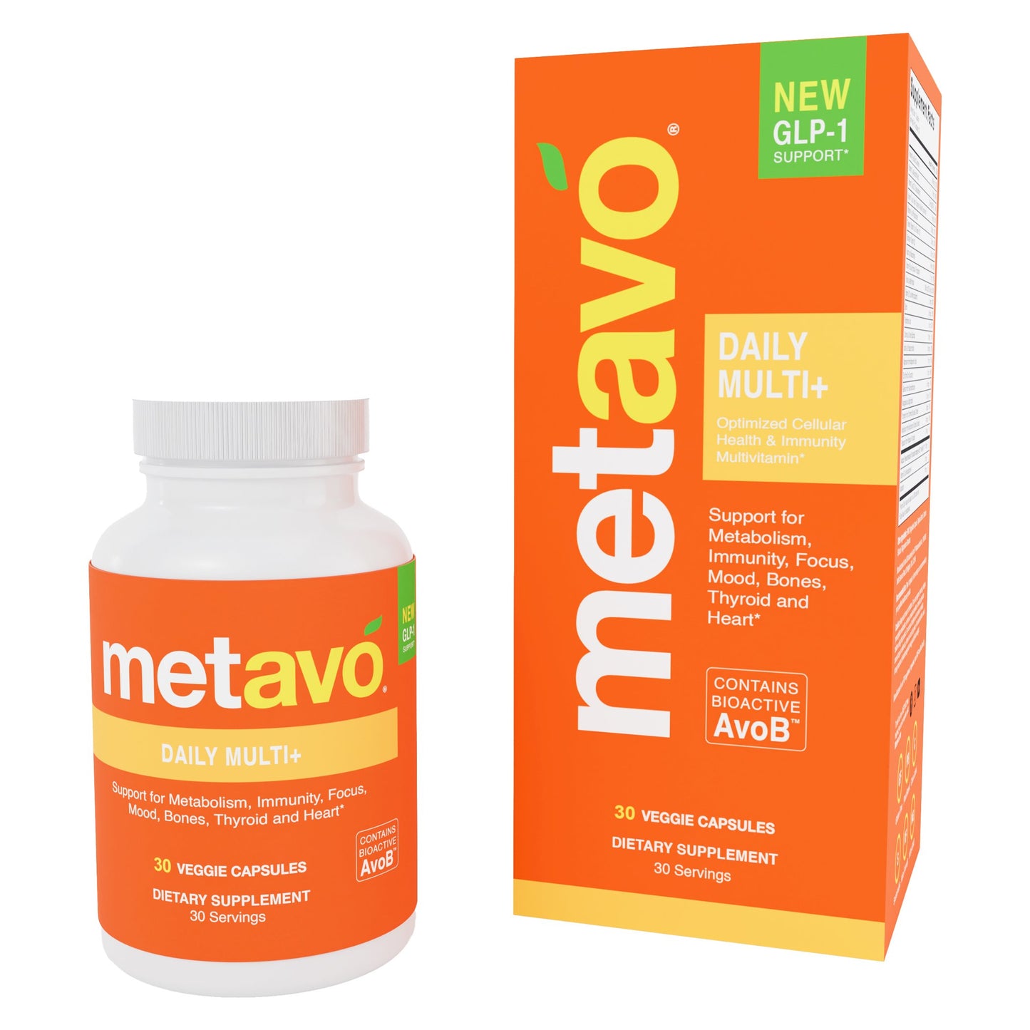 Metavo Daily Multi Support Veggie Capsules with GLP-1