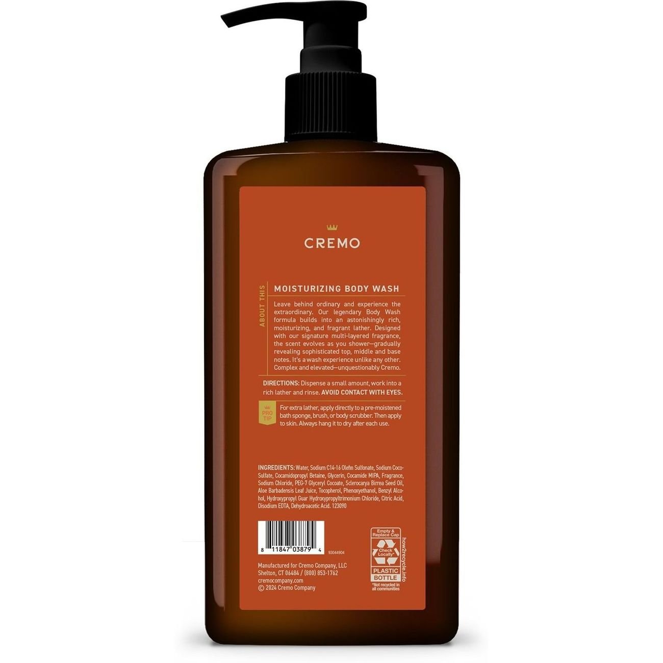 Cremo Men's Body Wash - Golden Amber