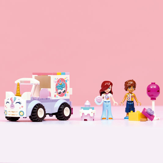LEGO Friends Unicorn Cake Delivery Car Building Set