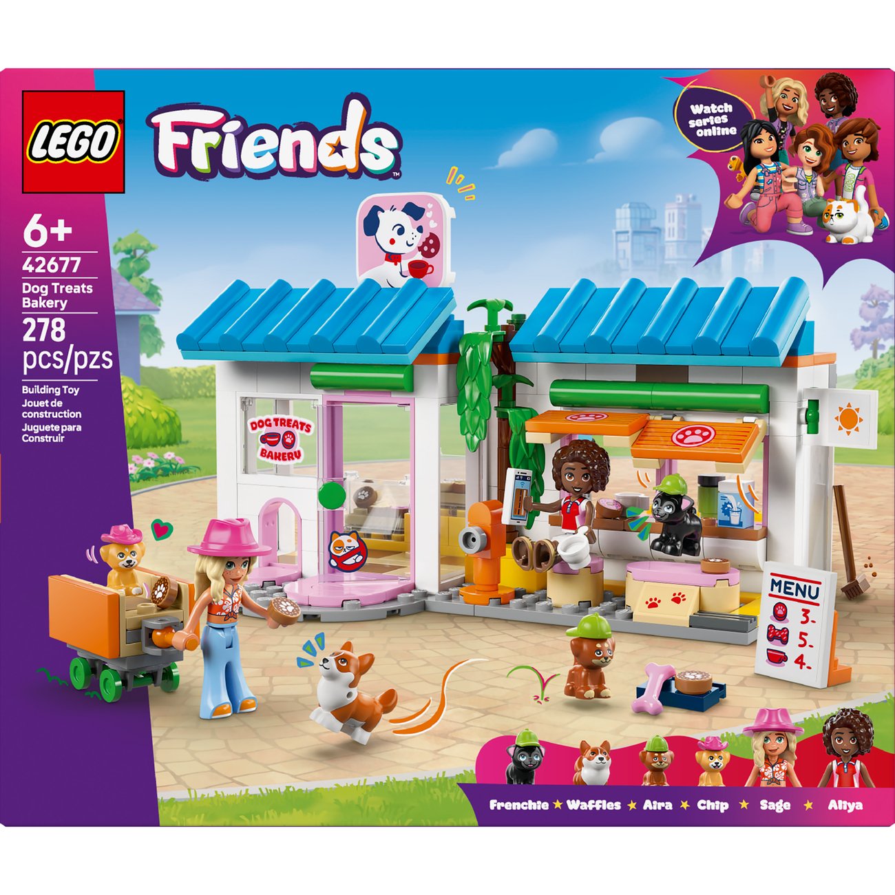 LEGO Friends Dog Treats Bakery Building Set