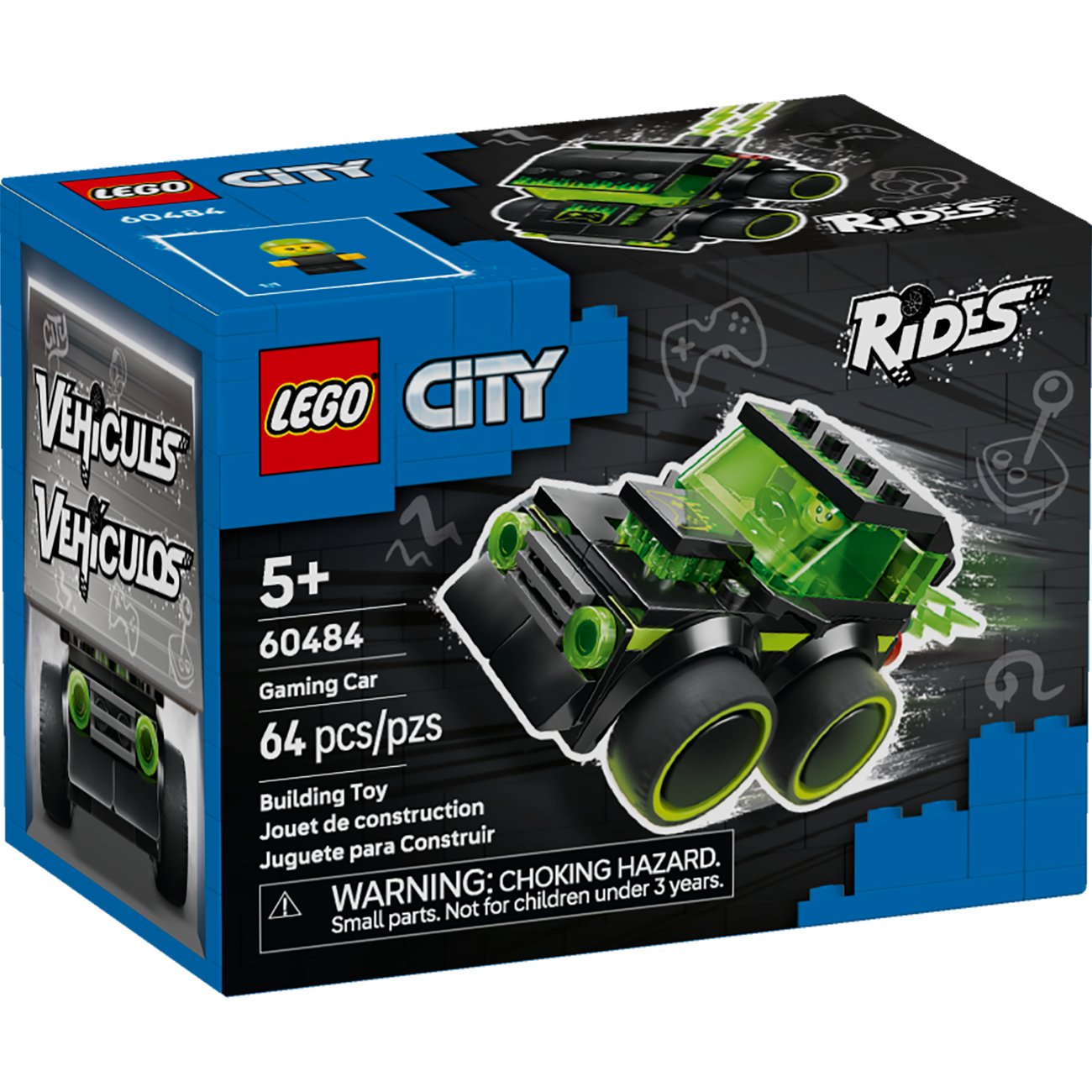 LEGO City Rides – Gaming Race Car Building Set