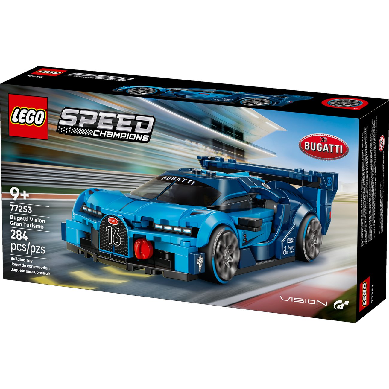 LEGO Speed Champions Bugatti Vision GT Hyper Sports Car Building Set