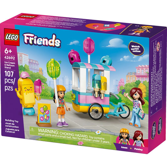 LEGO Friends Ice Cream & Balloon Stand Building Set
