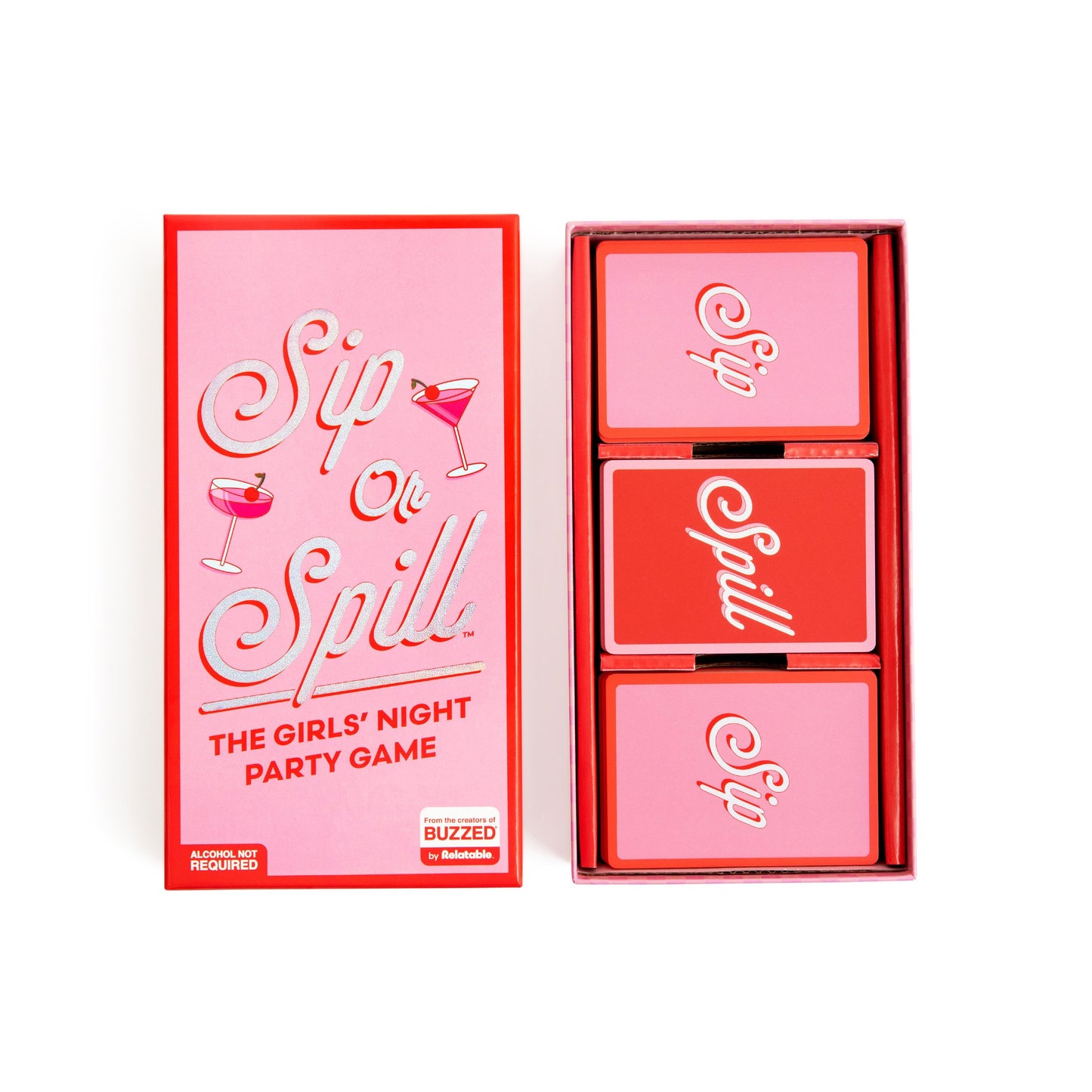 Relatable Sip Or Spill: The Girls' Night Party Game