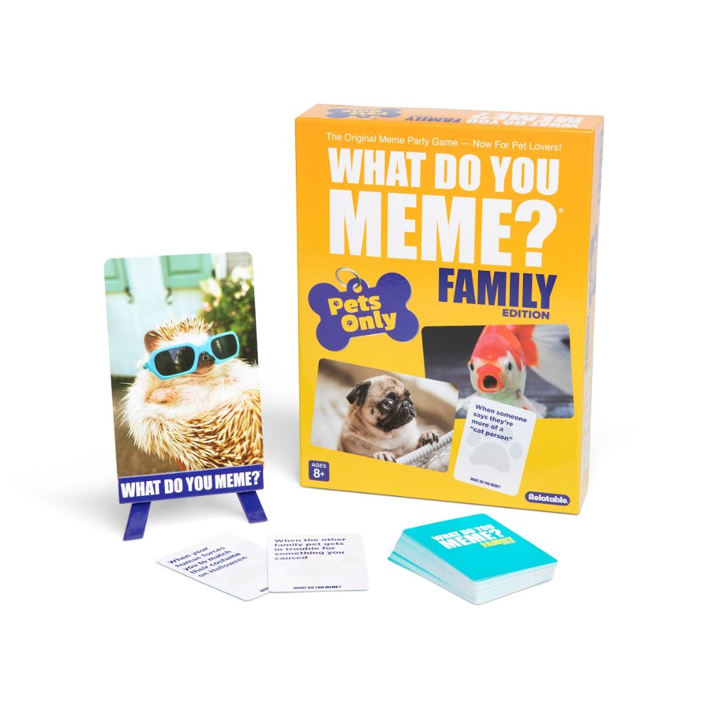 Relatable What Do You Meme? Pets Only Family Edition Game
