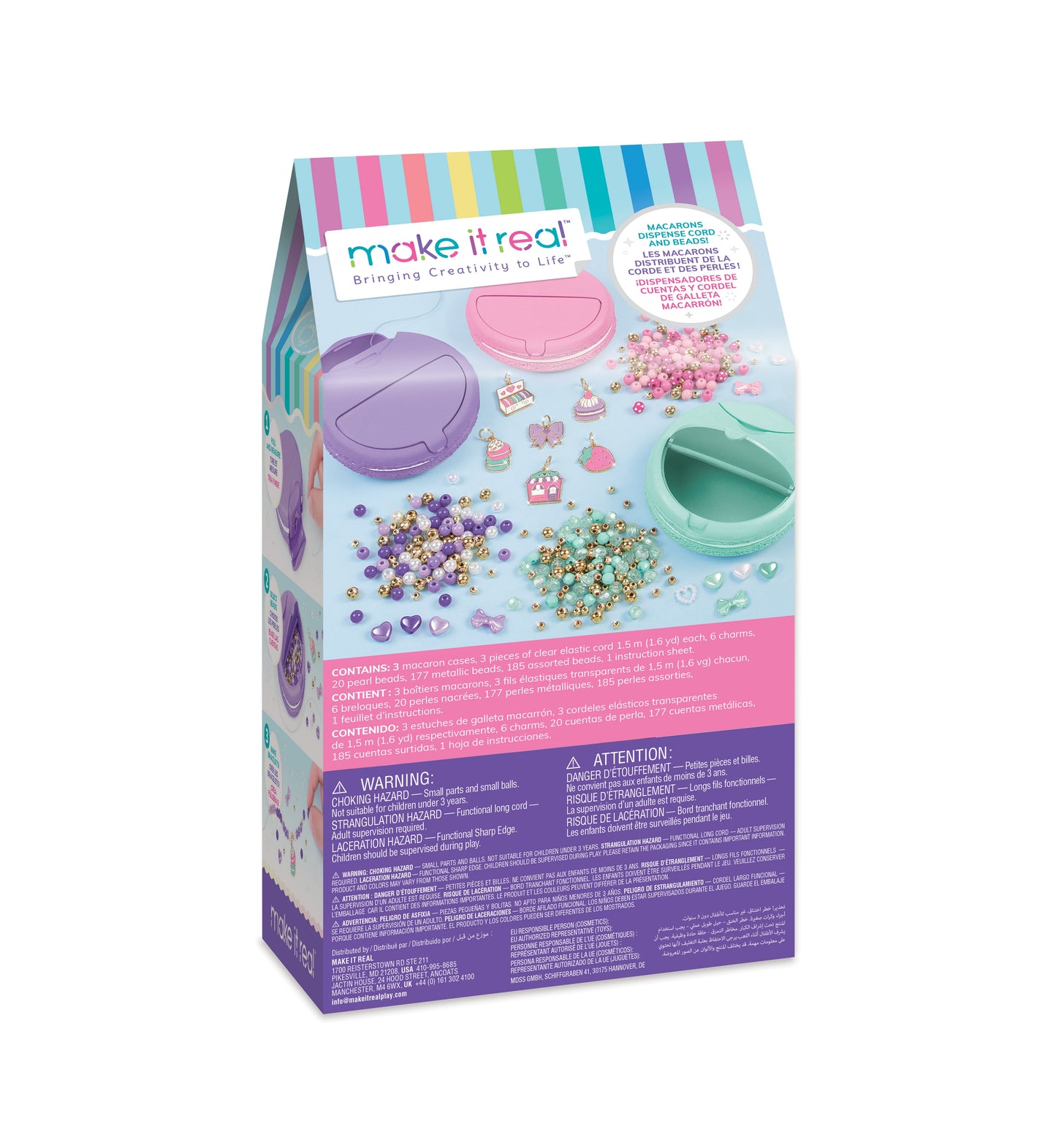 Make It Real Macaron Bracelet Maker Set