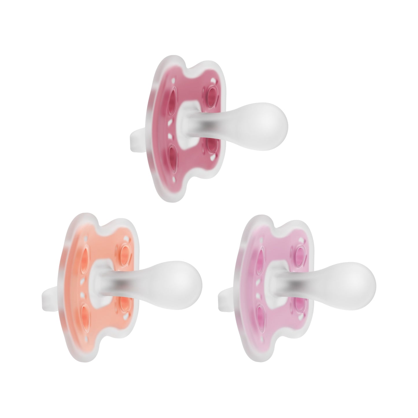 Dr Browns Advantage 1 Piece Silicone Pacifier for 6-18 Months - Pink