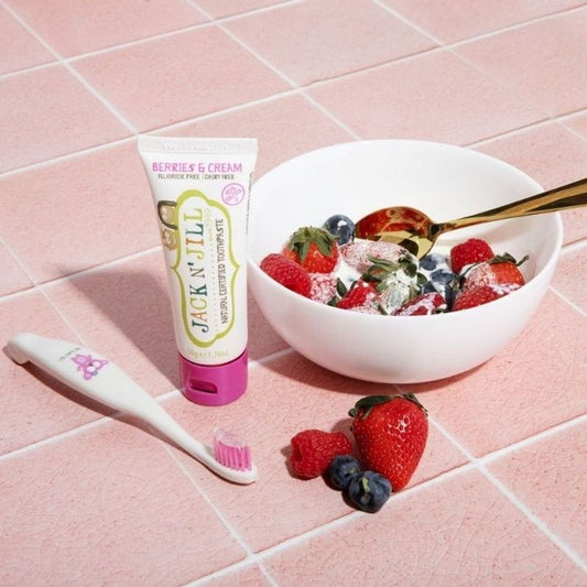 Jack N' Jill Natural Baby Toothpaste - Berries & Cream
