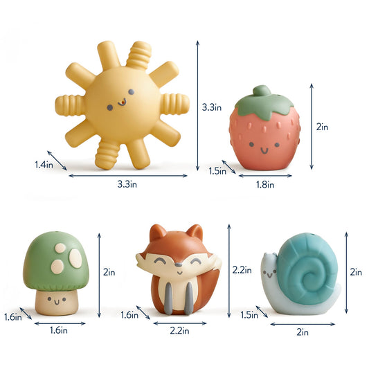 Itzy Ritzy Bitzy Finger Puppets Bath Toys