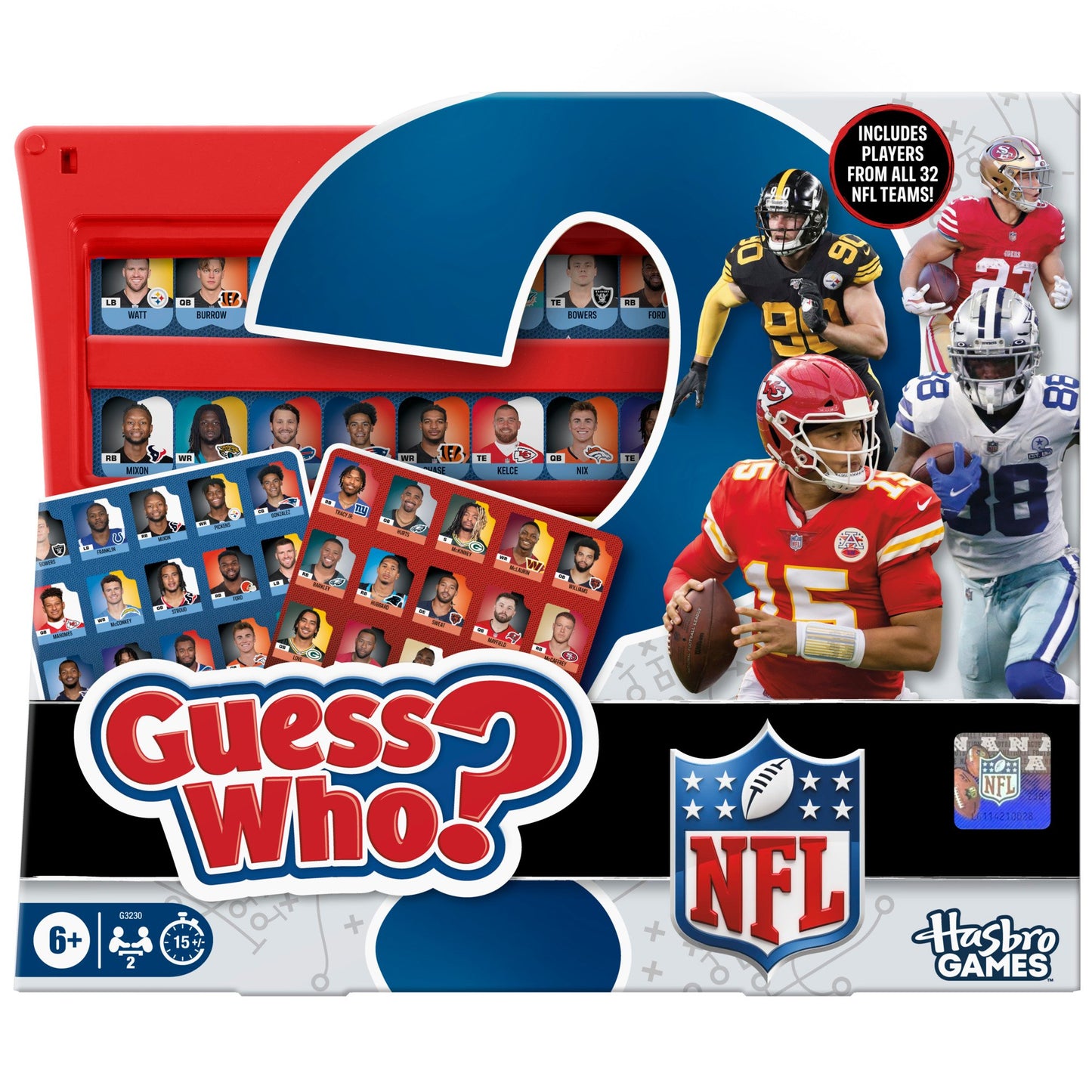 Hasbro Guess Who? NFL Edition Board Game