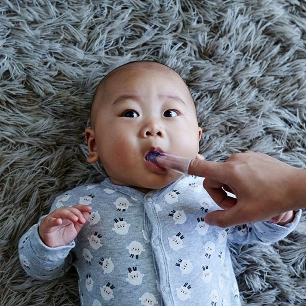 Jack N' Jill Silicone Baby Finger Brush for 6-12 Months