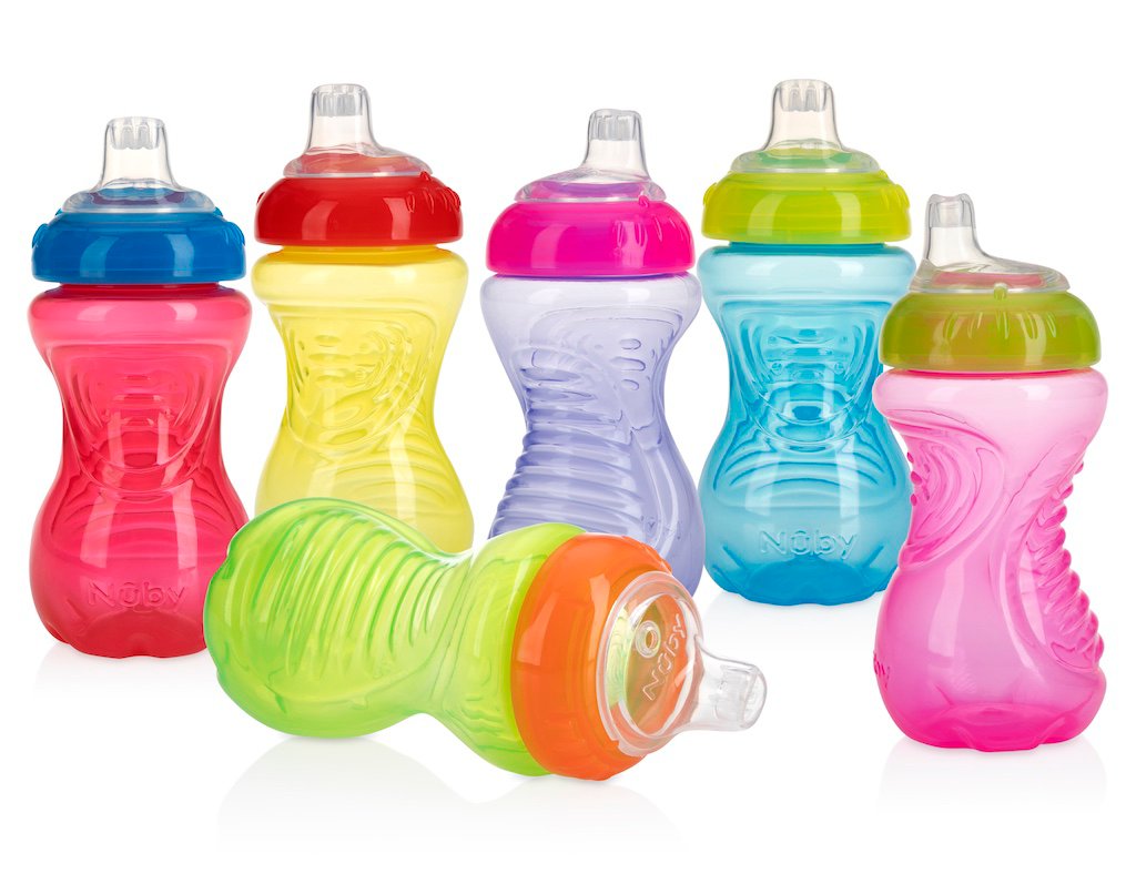 Nuby Easy Grip Soft Spout 10 oz Cup - Colors May Vary